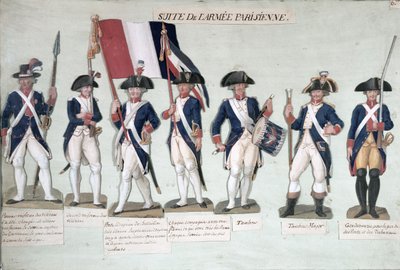 The Parisian Army during the French Revolution by Lesueur Brothers